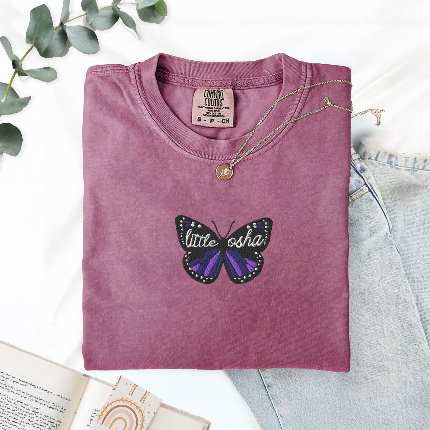 Quicksilver Little Osha Butterfly Embroidered T-Shirt