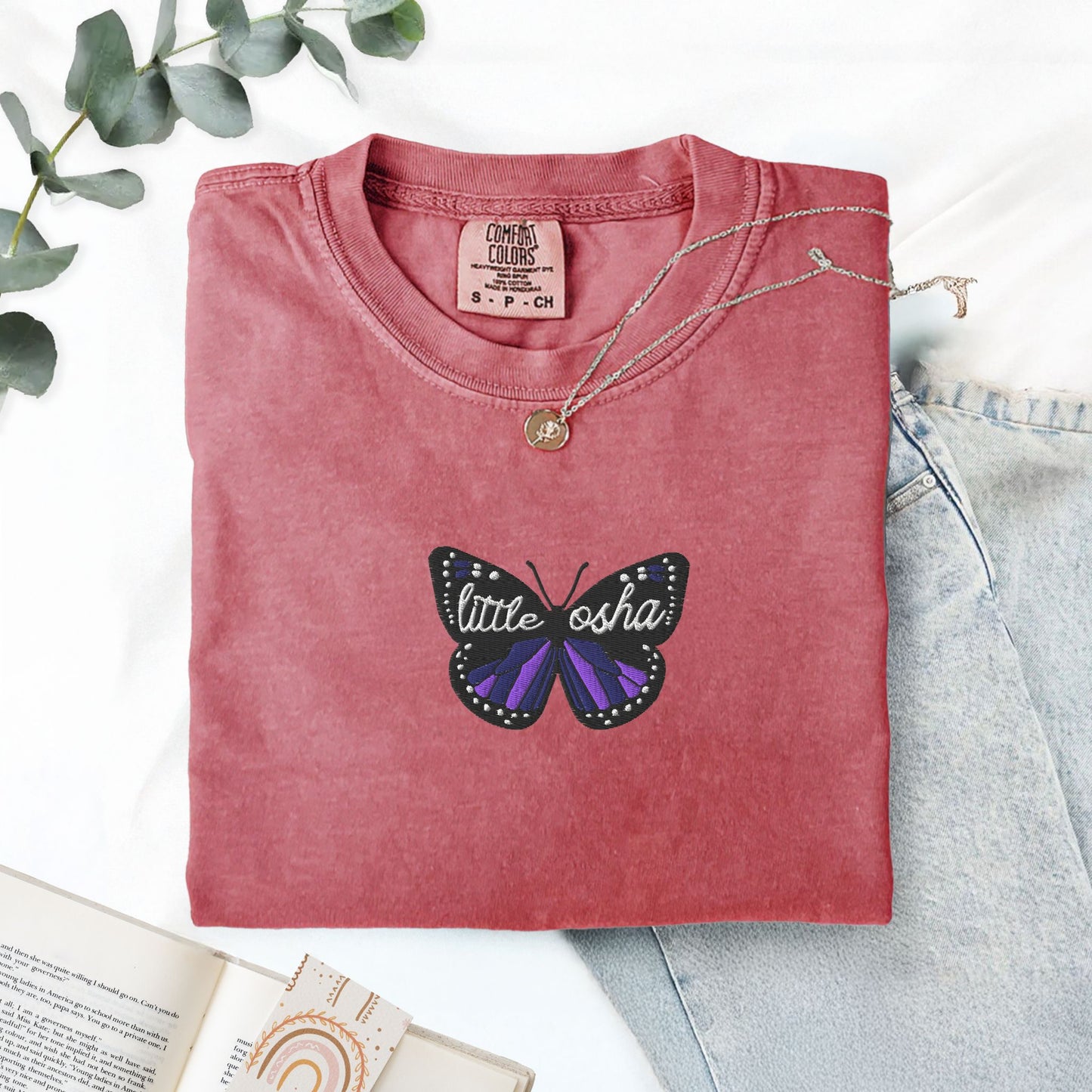 Quicksilver Little Osha Butterfly Embroidered T-Shirt