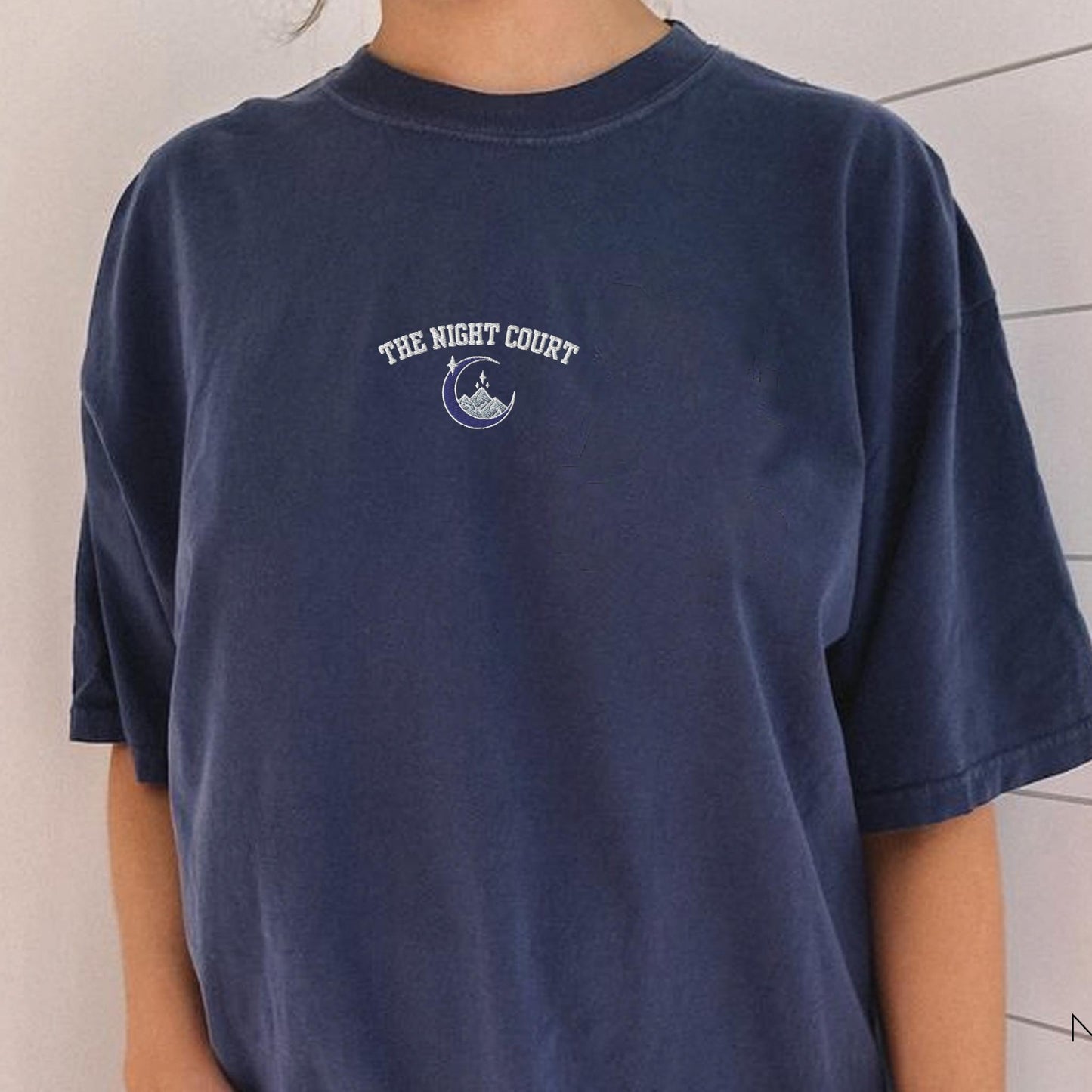 The Night Court Embroidered TShirt