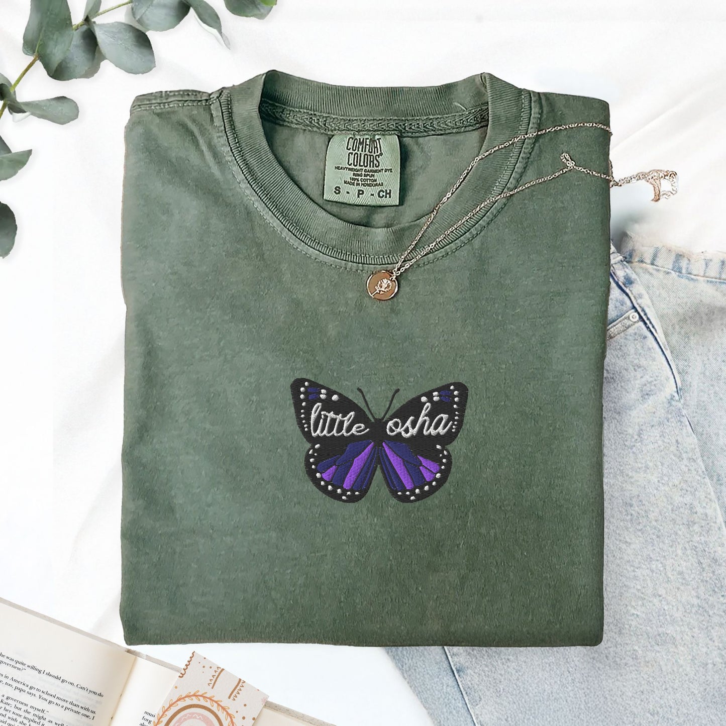 Quicksilver Little Osha Butterfly Embroidered T-Shirt