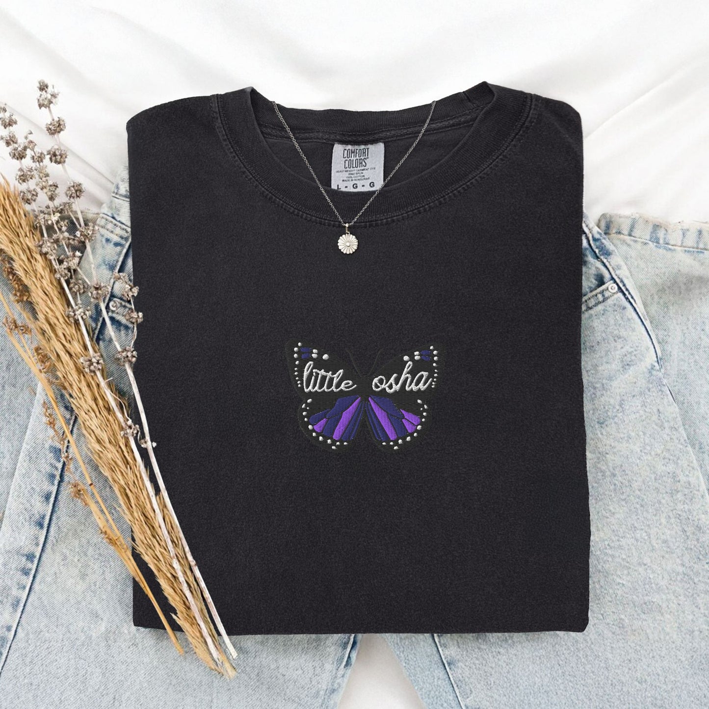 Quicksilver Little Osha Butterfly Embroidered T-Shirt