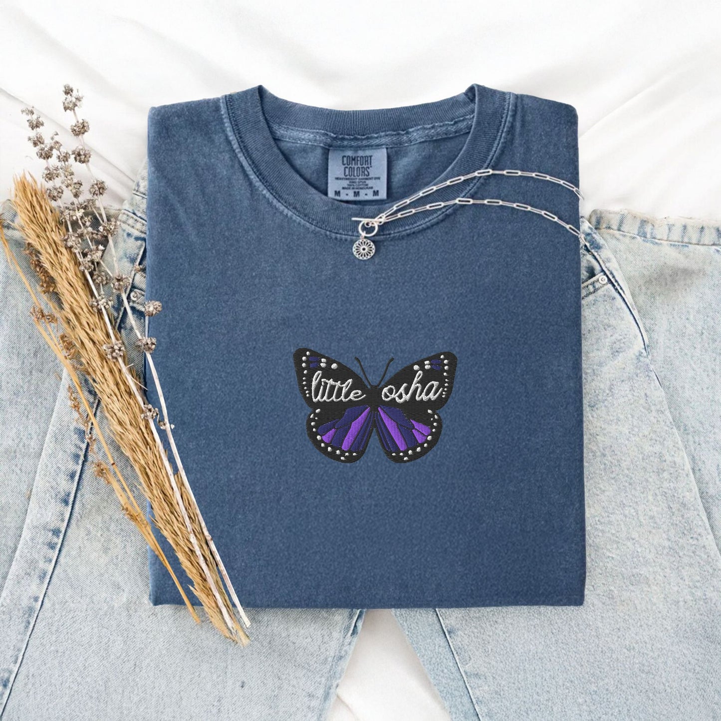 Quicksilver Little Osha Butterfly Embroidered T-Shirt