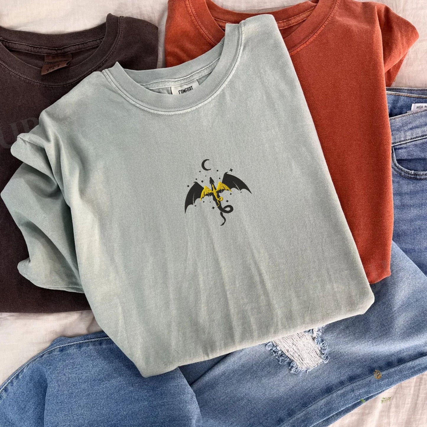 My Store Flying Dragons Tairn and Andarna T-Shirt Flying Dragons Tairn and Andarna T-Shirt