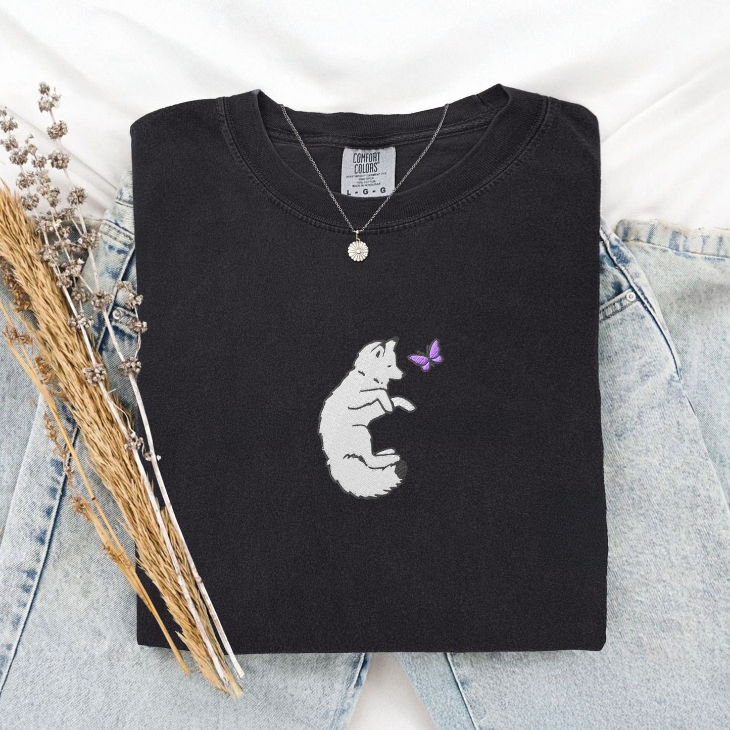 My Store Snow Fox Onyx Butterfly Quicksilver T-Shirt Snow Fox Onyx Butterfly Quicksilver T-Shirt