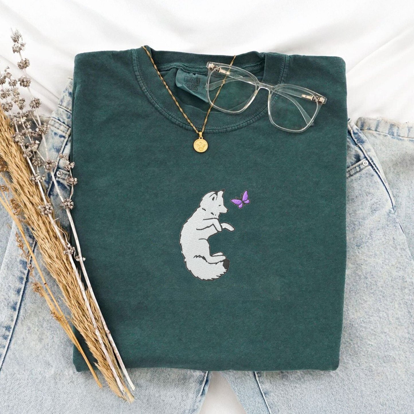 My Store Snow Fox Onyx Butterfly Quicksilver T-Shirt Snow Fox Onyx Butterfly Quicksilver T-Shirt