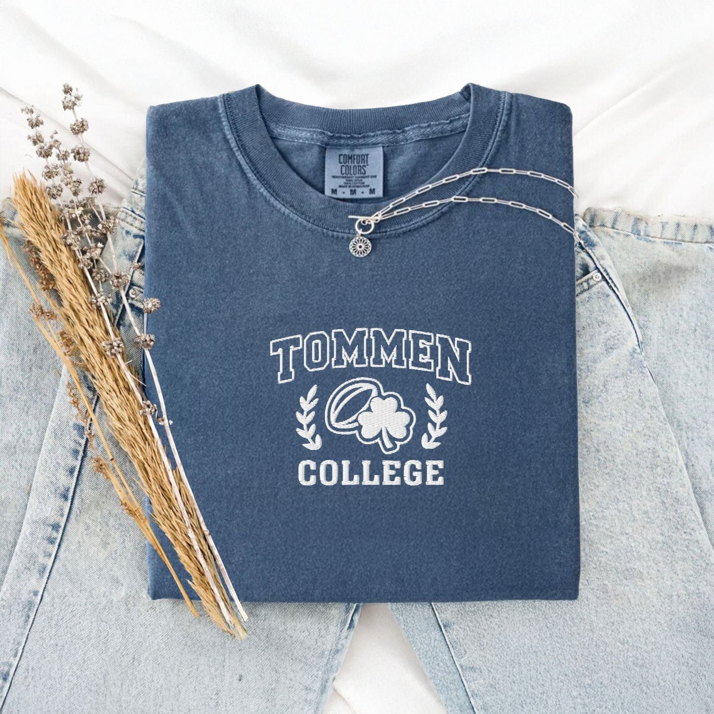 My Store Boys of Tommen Embroidered College T-Shirt Boys of Tommen Embroidered College T-Shirt