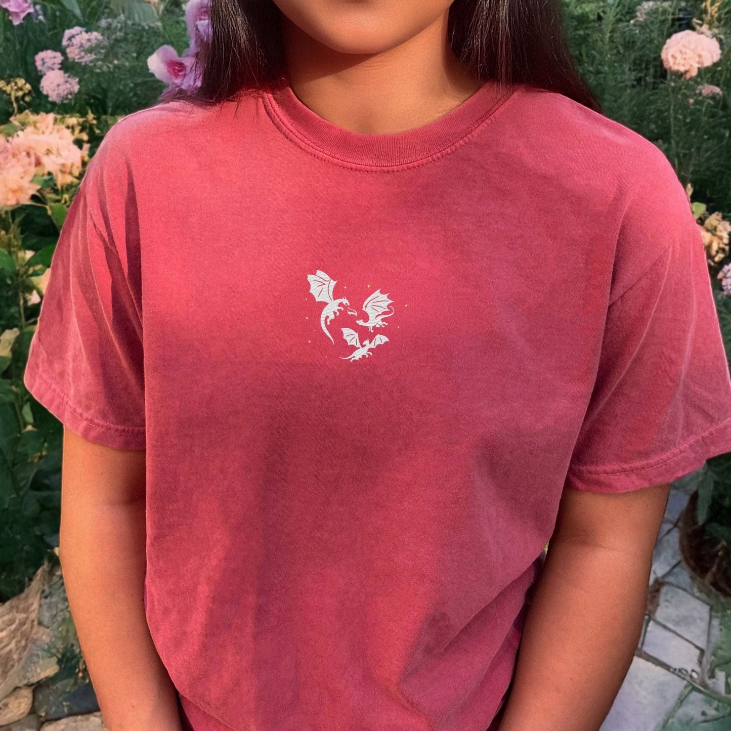 My Store Embroidered Dragons T-Shirt Embroidered Dragons T-Shirt