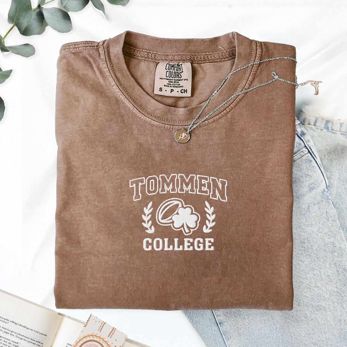 My Store Boys of Tommen Embroidered College T-Shirt Boys of Tommen Embroidered College T-Shirt