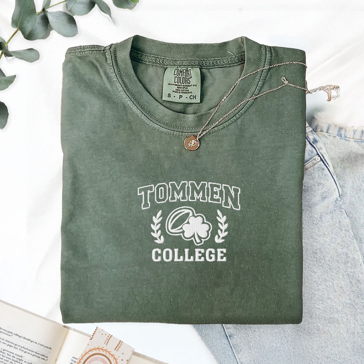 My Store Boys of Tommen Embroidered College T-Shirt Boys of Tommen Embroidered College T-Shirt