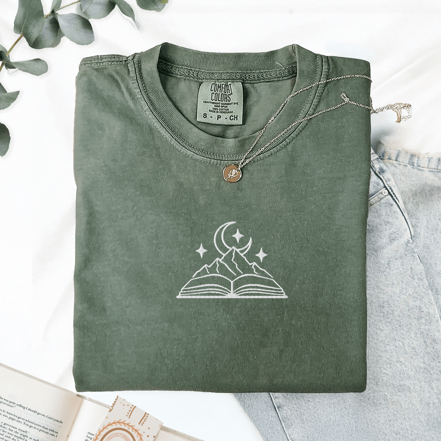My Store Velaris Mountains and Stars Fantasy Book Tee Velaris Mountains and Stars Fantasy Book Tee