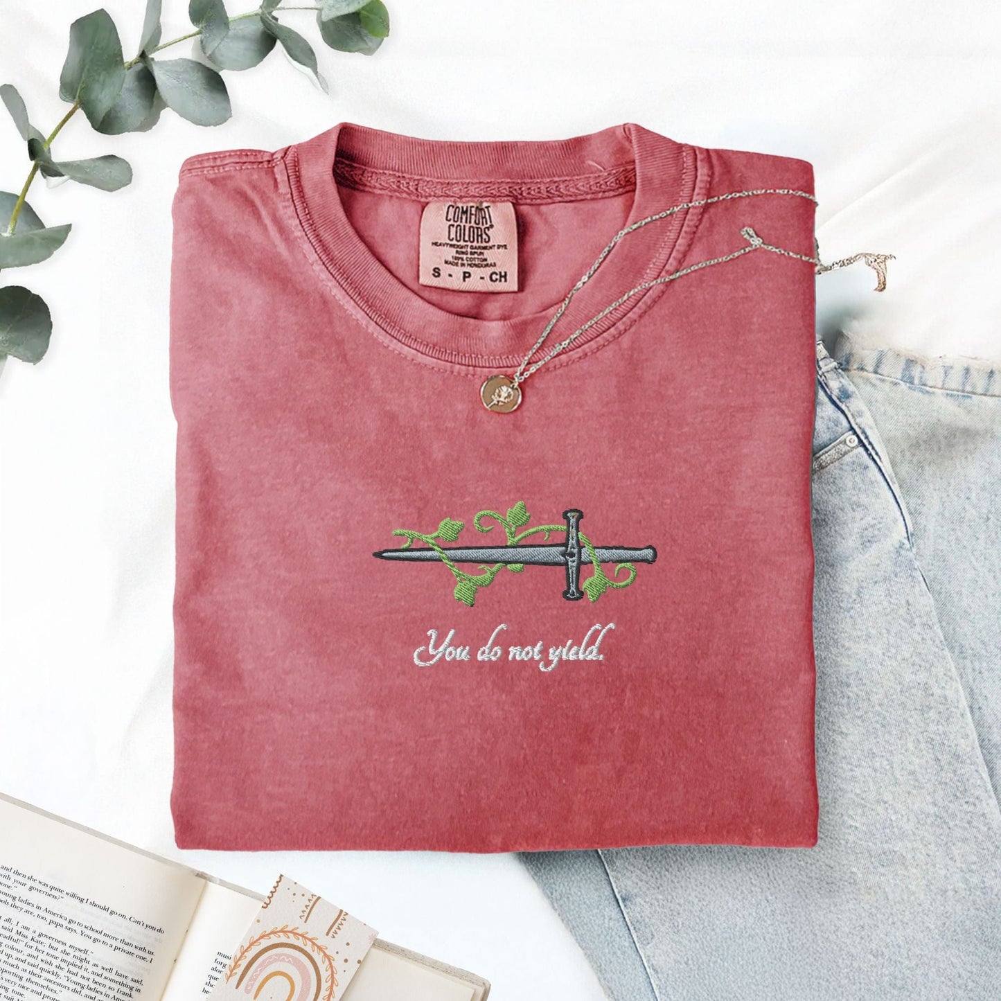 My Store You Do Not Yield Embroidered T-Shirt You Do Not Yield Embroidered T-Shirt