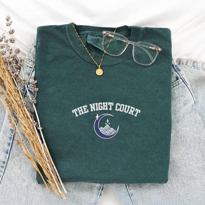 The Night Court Embroidered TShirt