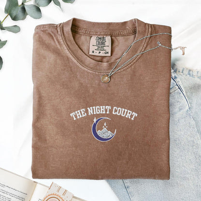 The Night Court Embroidered TShirt