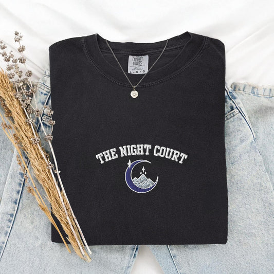 The Night Court Embroidered TShirt