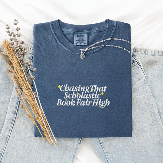 Scholastic Book Fair Embroidered T-Shirt