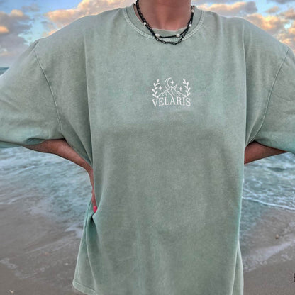 My Store Velaris City of Starlight Embroidered Comfort Colors Tshirt Velaris City of Starlight Embroidered Comfort Colors Tshirt