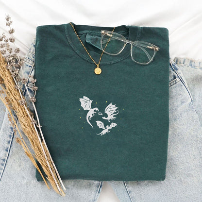 My Store Embroidered Dragons T-Shirt Embroidered Dragons T-Shirt