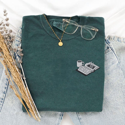 My Store Embroidered Reading is Magic T-Shirt Embroidered Reading is Magic T-Shirt