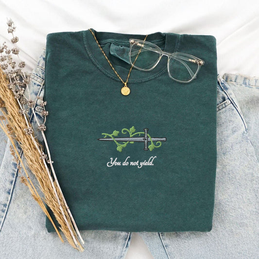 My Store You Do Not Yield Embroidered T-Shirt You Do Not Yield Embroidered T-Shirt