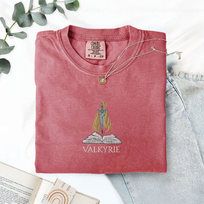 My Store Valkyrie Book Club House of Wind Embroidered TShirt Valkyrie Book Club House of Wind Embroidered TShirt