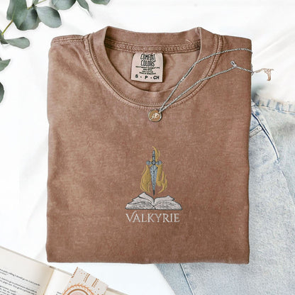 My Store Valkyrie Book Club House of Wind Embroidered TShirt Valkyrie Book Club House of Wind Embroidered TShirt