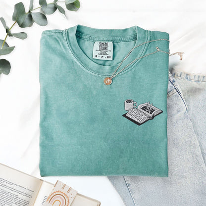 My Store Embroidered Reading is Magic T-Shirt Embroidered Reading is Magic T-Shirt