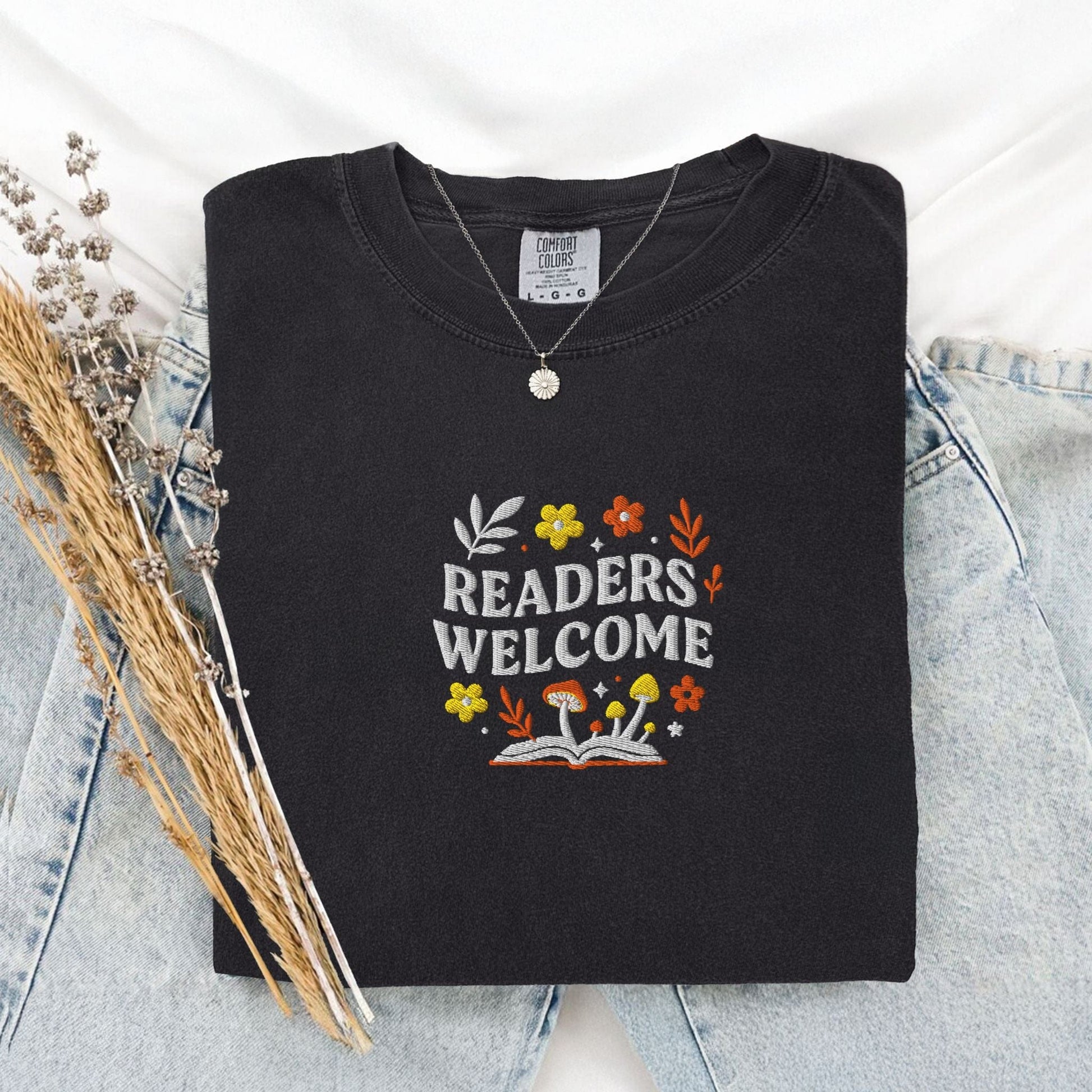 Pine Spice Books Readers Welcome Educator T-Shirt Readers Welcome Educator T-Shirt