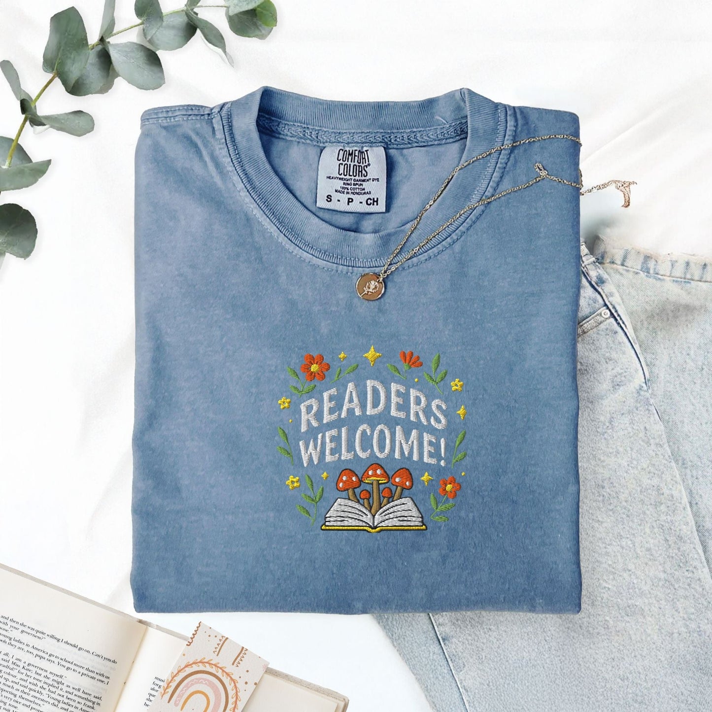 Pine Spice Books Readers Welcome Educator T-Shirt Readers Welcome Educator T-Shirt