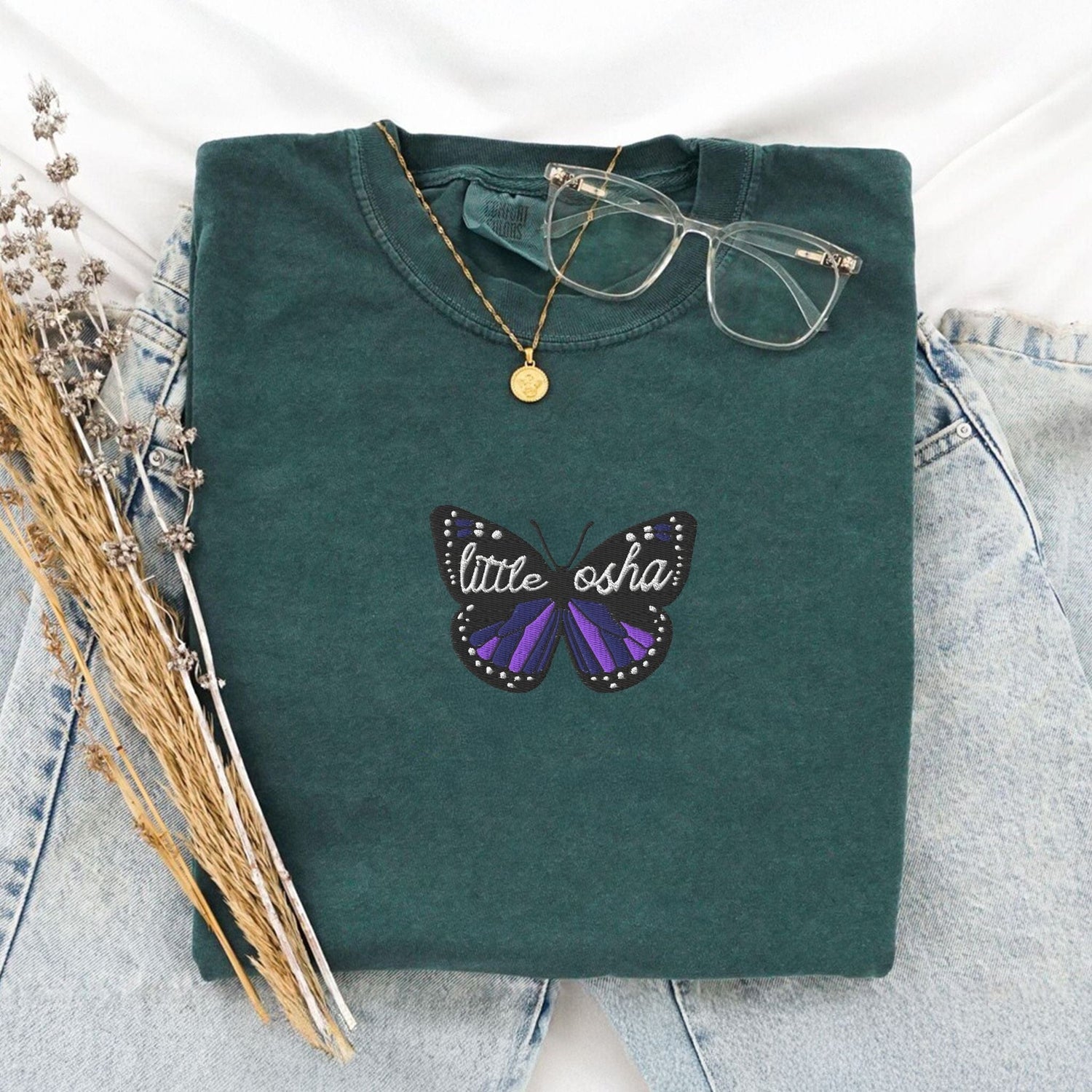 Pine Spice Books Quicksilver Little Osha Butterfly Embroidered T-Shirt Quicksilver Little Osha Butterfly Embroidered T-Shirt