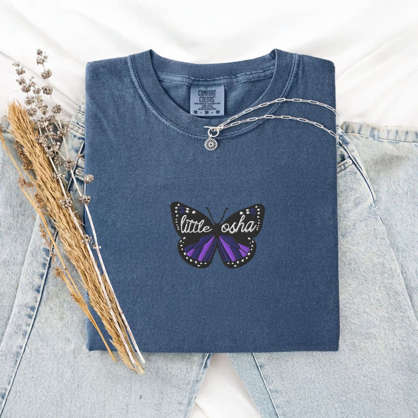 Pine Spice Books Quicksilver Little Osha Butterfly Embroidered T-Shirt Quicksilver Little Osha Butterfly Embroidered T-Shirt