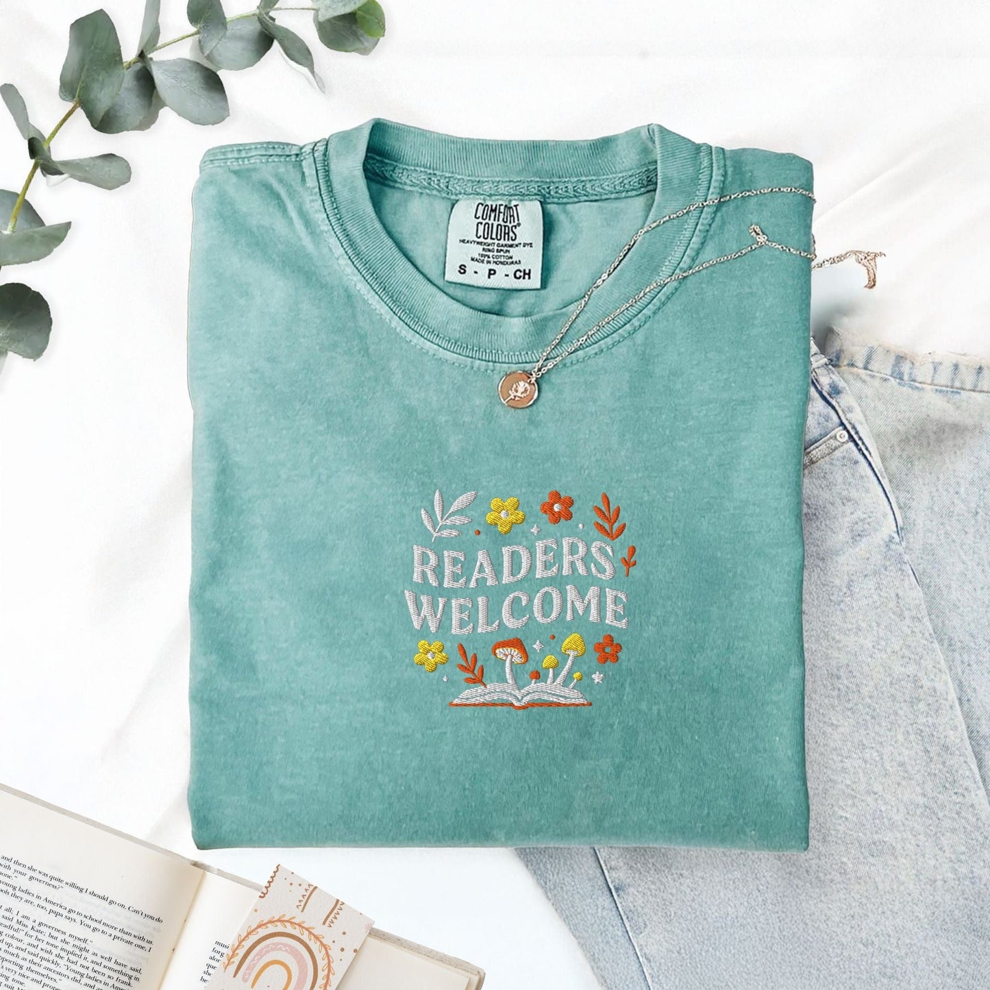 Pine Spice Books Readers Welcome Educator T-Shirt Readers Welcome Educator T-Shirt