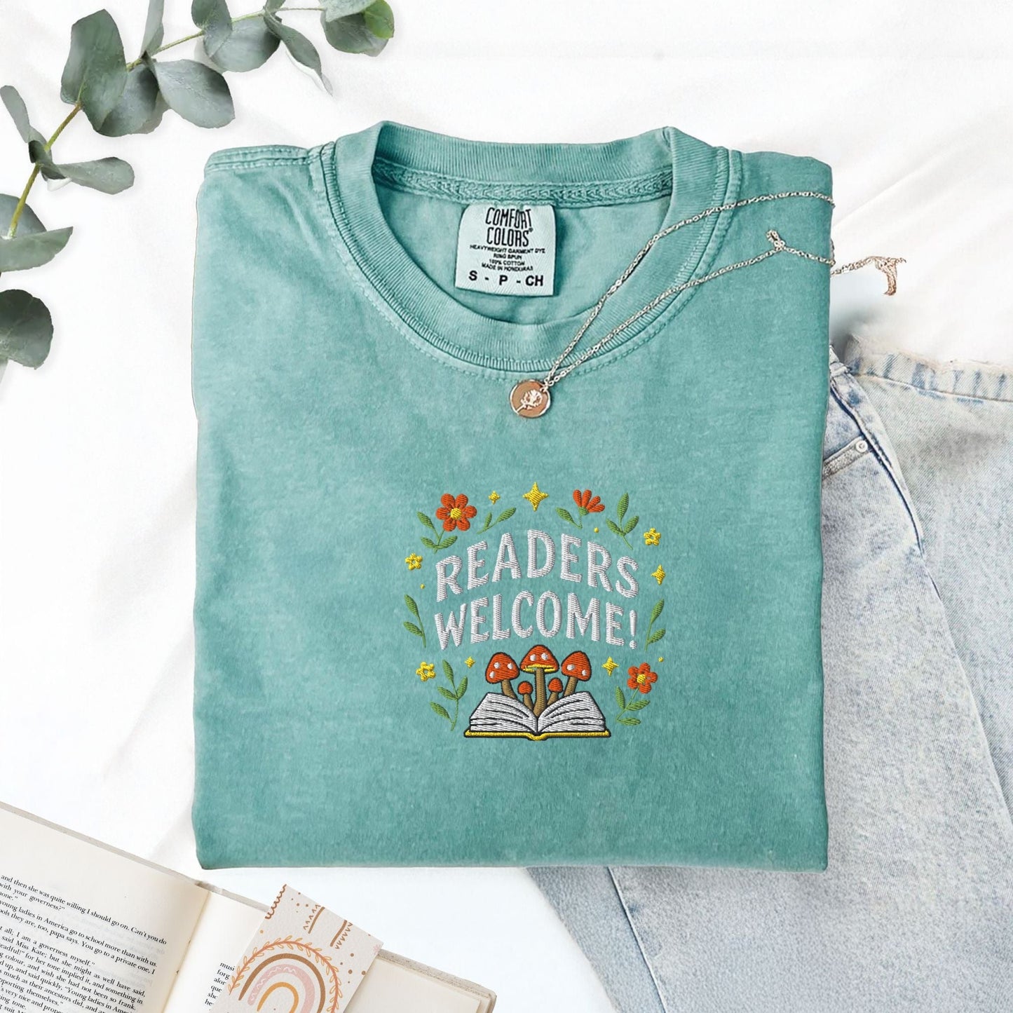 Pine Spice Books Readers Welcome Educator T-Shirt Readers Welcome Educator T-Shirt